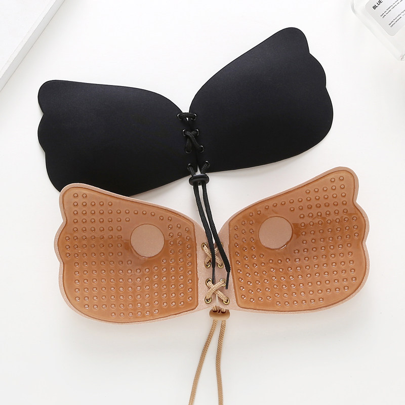 Bridge on the toddler with ultra-thin summer thickness and thick breast paste with stealth lingerie silicone bra