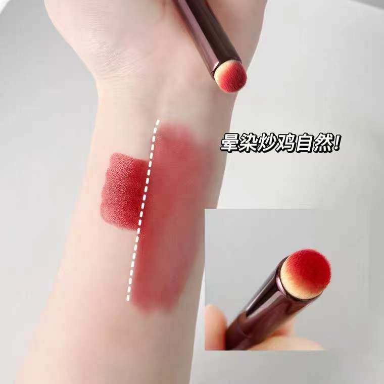 Happyrim blogger recommends Min round head lip brush multi-functional bullet head dizzy dye concealer brush lipstick matte brush
