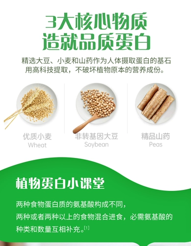 Mei aojian Plant Protein Powder Probence Probenge Men and Women Hybrid Protein Middle -Craving и пожилой порошок без сахарозы