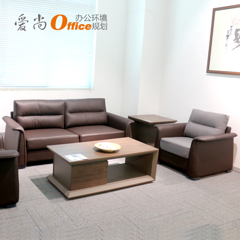 Great luxury furniture minimalist owner's room manager's office The guest casual reception sofa in talks with sofa tea table combinations