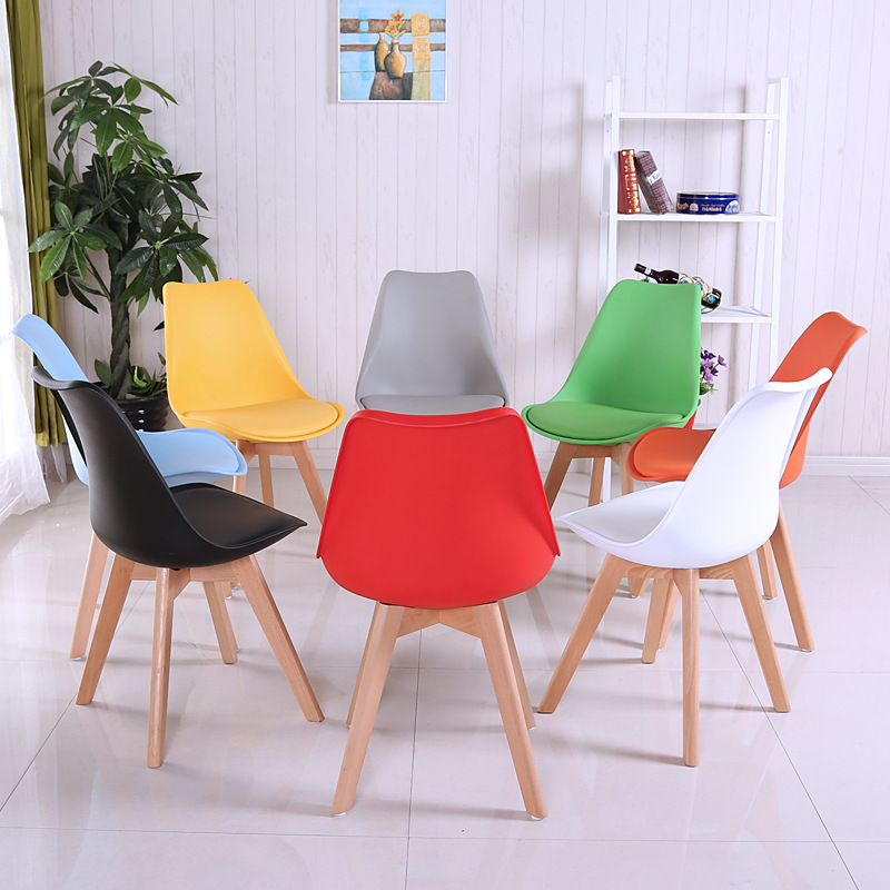 Eames Tulip Chair Plastic Dining Chair Nordic Dining Chair Simple Negotiation Chair Meeting Chair Leisure Chair