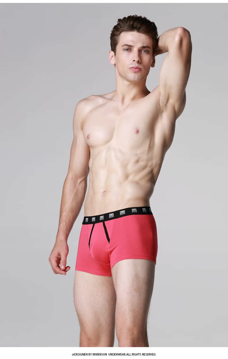 Đồ lót nam 3 thanh niên gợi cảm võ sĩ modal cotton quần short boxer tóm tắt thủy triều nam phiên bản Hàn Quốc quần lót chữ c