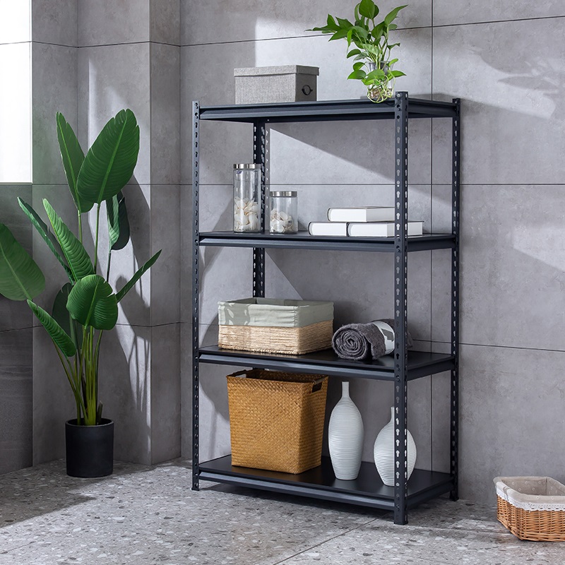 Silver Xiang Four Floors Goods Shelf Basement Shelving Shelf Iron Frame Home Partition Small Shelf Warehouse Shelving Shelf