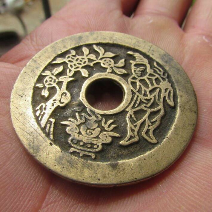 (30mm 1 This Wanli Shunfeng Daji (Eight Foundaes to Finance) Back to Poly Basin Good Fortune Children Shake Money Trees)