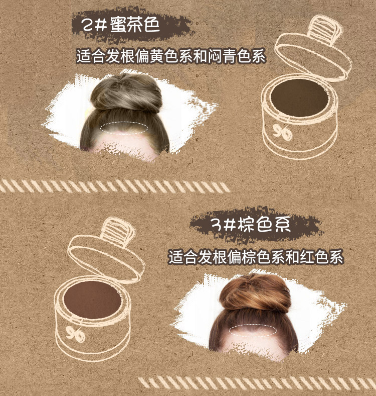 Hairline Bóng Bột Retouching Sửa Chữa Bột Bổ Sung Tạo Tác Mũi Mặt Nạ Bóng Điền Trán Tóc Không Thấm Nước Silhouette phấn tạo khối