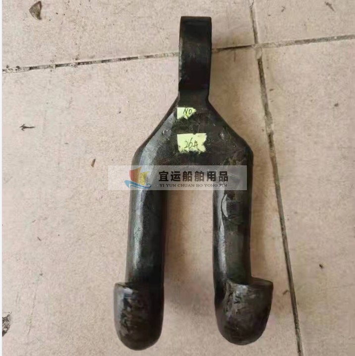 Marine Fork Hook Double Hook Set Double Claw U-Shaped Hook Carrot Assembly Carrot Chain Hook Anchor Chain Accessories Chain Accessories