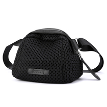 Messenger bag female 2021 new trendy Oxford cloth shoulder bag black shell small bag fashion summer casual canvas bag