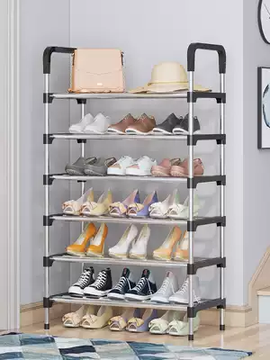Simple shoe shelf multi-layer indoor good-looking home home dormitory small shoe cabinet economical dustproof storage artifact