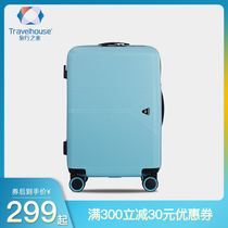 Travel-house Travel Home Draw Bar Box Woman 20 inch Korean version universal wheel Boarding Password Suitcase Man