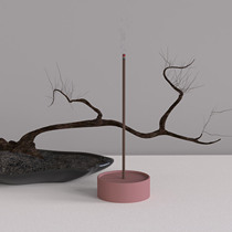 Round incense sticks silicone mold line incense tray cement mold incense products concrete incense burner silicone mold