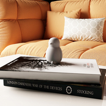 Cartoon animal penguin mold handmade cement concrete candle living room desk knick-knick-like mold