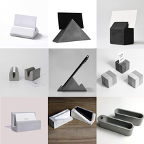 Silicone mold Clear water concrete office cement business card holder Handmade creative ornaments Simple business card holder mold customization