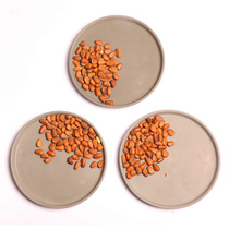 Pinqi mold cement tray Silicone size number round tray Concrete silicone abrasive custom industrial style