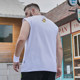 Fat Brother Summer Sweat Vest Men's Loose Bottoming Collarless Tight Color Block Pure Large Size Vest PGG16A299