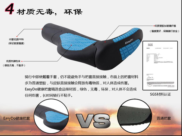 Poignées de vélo EASYDO - Ref 2351338 Image 12