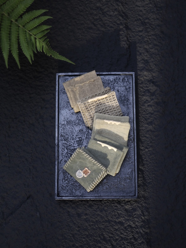 Yujiayuan｜Hand-Sewn Tea Towel, Absorbent, Heat-Insulating, Thickened, Portable Tea Mat, Tea Towel Fabric, Tea Ceremony Accessories