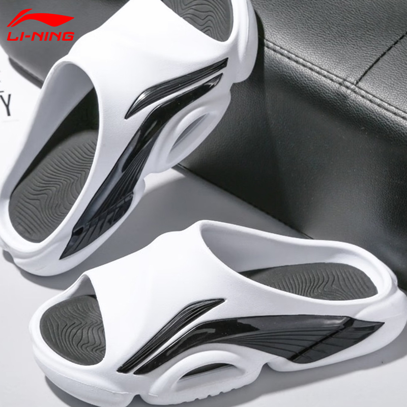 Li Ning Men's Summer New Anti-Slip Outdoor Basketball Casual Thick-Soled Lightweight Outdoor Couple Sports Sandals
