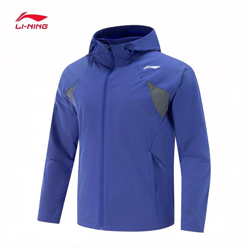 Li Ning Men's Jacket 2026 Spring New Running Series Professional Reflective Softshell Trendy Loose Sports Windbreaker