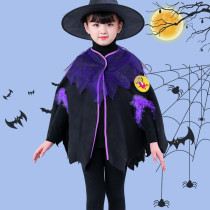 New Halloween childrens clothing Girl witch teacher costume Big child cosplay little witch performance costume