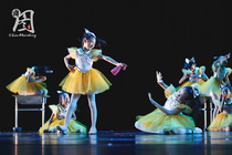 The 9th Xiaohe style Inter-school variations Childrens princess skirt tutu performance clothing Childrens chorus performance