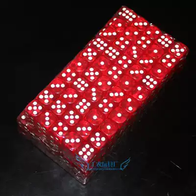 16 number 18 round corner dice grain color sieve digital color grain acrylic dice KTV bar nightclub supplies