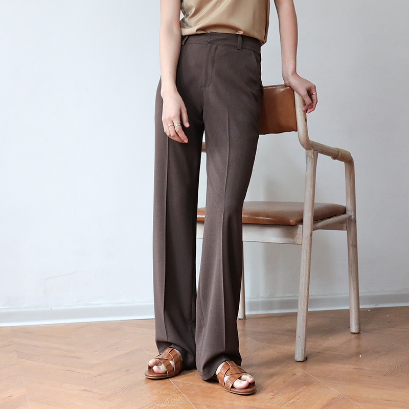 Seconds kill one-cut-ground summer thin drop straight barrel wide pants woman casual pants loose Western pants women long pants