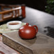 Zisha teapot ມືບໍລິສຸດ Pan Ruiling ຄວາມອາດສາມາດຂະຫນາດນ້ອຍ Dahongpao Xishi 100cc teapot ແບບຈີນ Yixing City