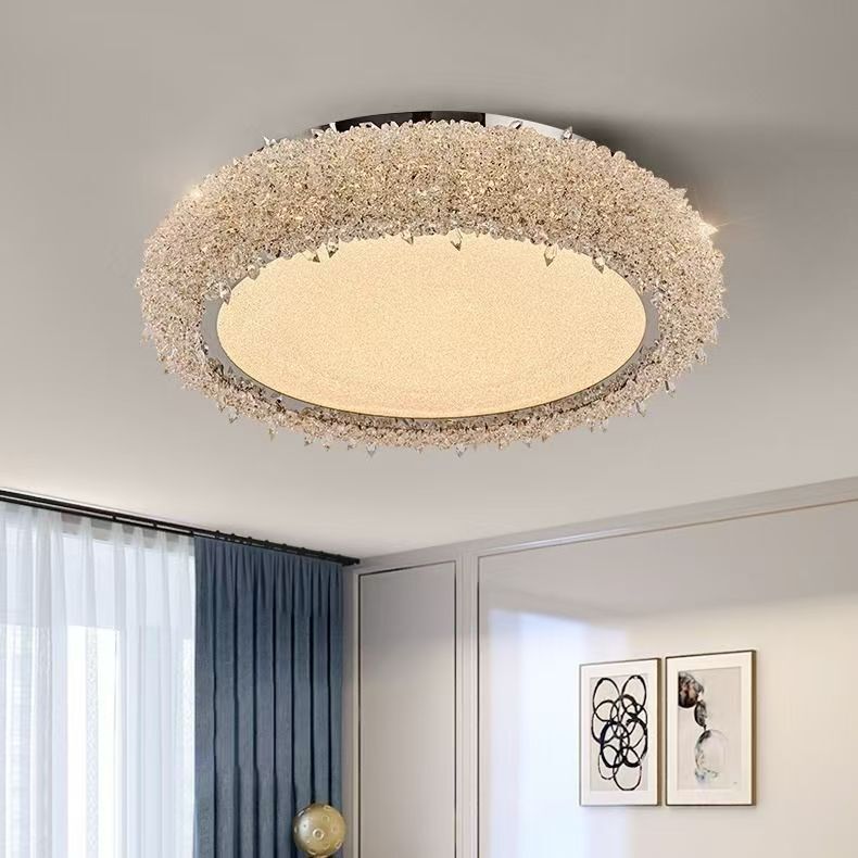Bedroom Crystal Lamp K9 Light Luxury Style 2023 New High-End Luxury Master Bedroom Ceiling Lamp Designer High-End Lighting Fixtures
