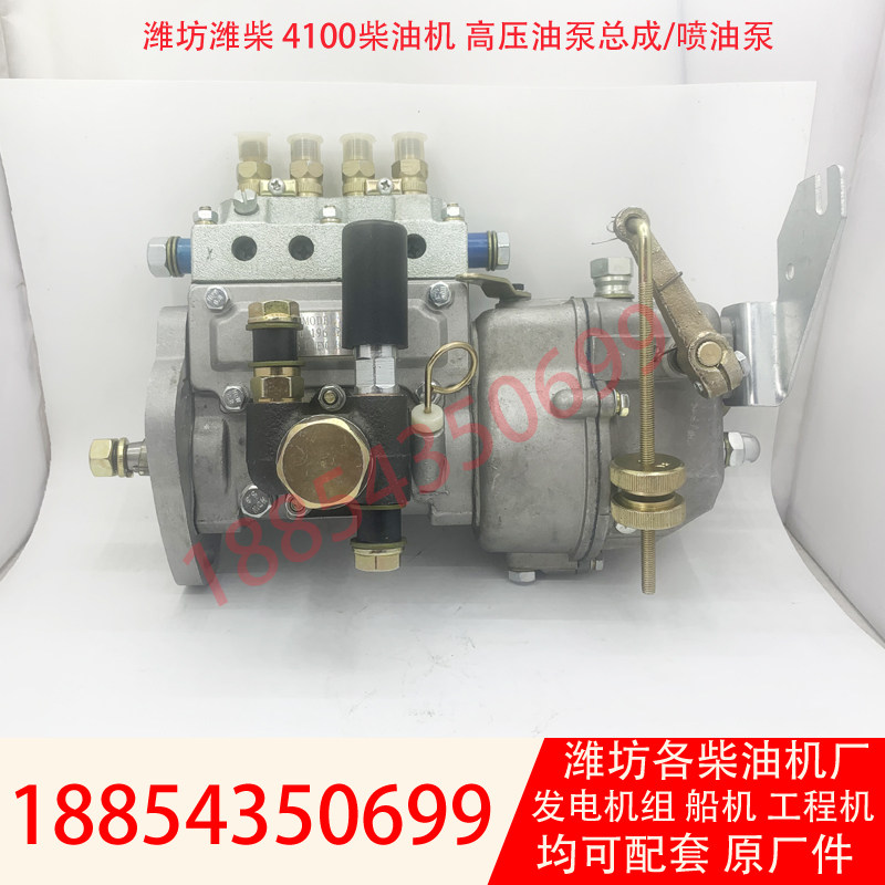 Weifang 4100 high pressure oil pump K4100D diesel engine K4100ZD generator set with diesel pump original parts