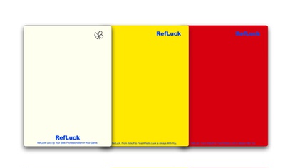 RefLuck.Профессиональный уровень соревнований.Футбольный судья.Красные и желтые карточки.