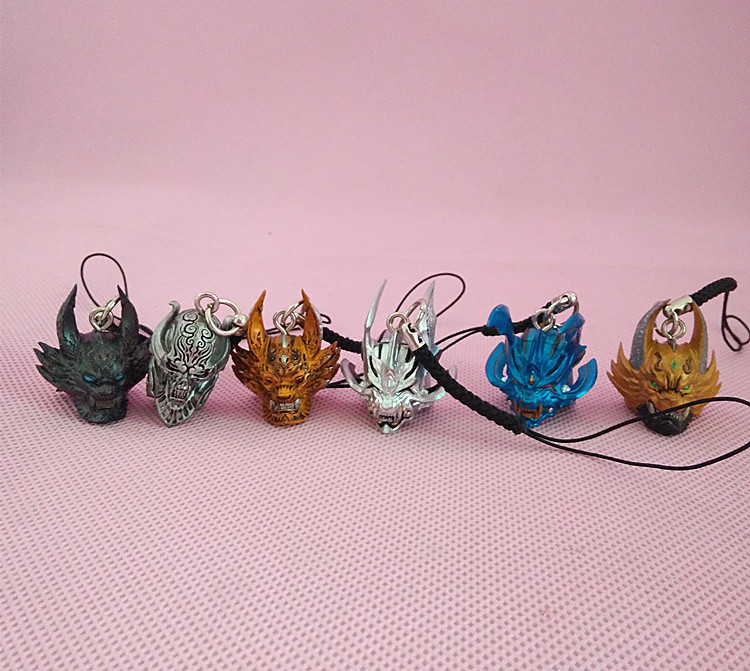 Bulk BANDAI Wandai genuine gold rider tooth wolf GARO twisted egg pendant head engraving