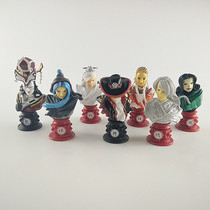 Cloth bag drama Perak years of supervision 3 positive evil battle 7-11 7 days chain limited pendulum pieces model