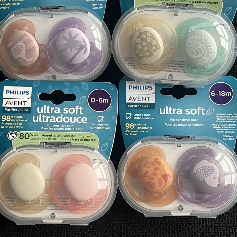 Avent/New Avent Macaron Breathable Pacifier 0-6-18 Months Ultra-Soft Baby Comfort Sleep Type Silicone