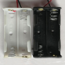 Leaded battery box Two-cell No 5 can be installed 2-cell No 5 battery box with thick wire Black white