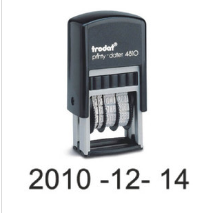 Trodat back ink stamp 4810 4820 4850 adjustable date stamp tipping bucket automatic oil material wholesale
