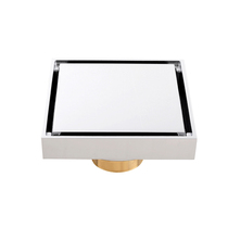 Lao Li Germany thickened copper invisible floor drain bathroom sealed deodorant floor drain washing machine shower bathroom floor drain