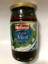 National Fresh Mint chutney sauce 335g Fresh Mint sauce