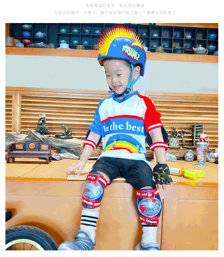 Tùy chỉnh cân bằng mùa xuân và mùa hè xe trẻ em Jersey áo thun phản quang dài tay phù hợp với bộ đồ trượt băng nhanh khô - Smart Scooter 	xe thăng bằng hà nội