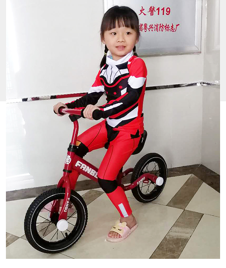 Cân bằng mùa xuân và mùa hè Xe phản quang Trẻ em Jersey Thể thao Áo dài tay Thiết lập nhanh khô thoáng khí đua lăn - Smart Scooter thanh lý xe thăng bằng ander