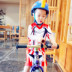 xe thăng bằng giá rẻ Tùy chỉnh cân bằng mùa xuân và mùa hè xe trẻ em Jersey áo thun phản quang dài tay phù hợp với bộ đồ trượt băng nhanh khô - Smart Scooter xe thăng bằng nhí Smart Scooter