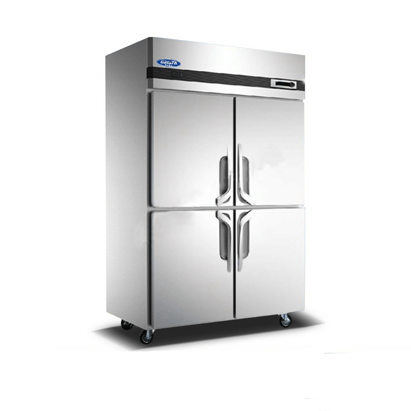 Guangdong Stars Refrigeration Equipment Greensda Kitchen Fridge QZ1 0L4 Four Doors Double Warm Frozen Refrigerated Cabinet