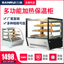 Insulation Display Cabinet Heating Cabinet Glass Heating Cabinet Kenderky Burger Food Display Cabinet Table Egg Tarts
