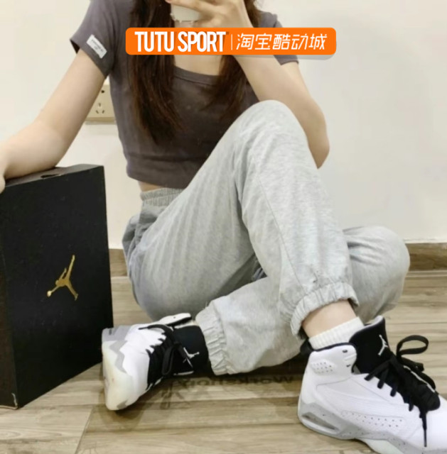 Air Jordan Lift Off black and white gray splash-ink cushioning anti-slip wear-resistant basketball shoes AR6346-101