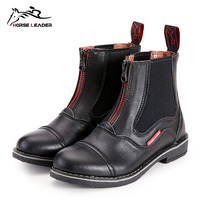 Childrens equestrian riding boots plus velvet winter warm riding boots four seasons equestrian equipment protection and comfort adult riding boots