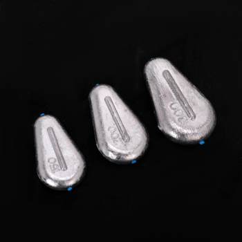 Chicken heart-shaped lead sinker macaroni drop fish sinker throwing rod sea rod