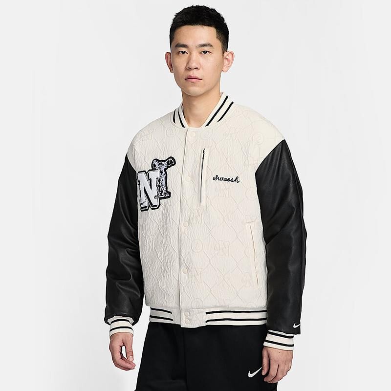 Nike Nike Jacket Men's 2025 Spring New Sports Casual Windproof Warm Flight Jacket Hj3870-110