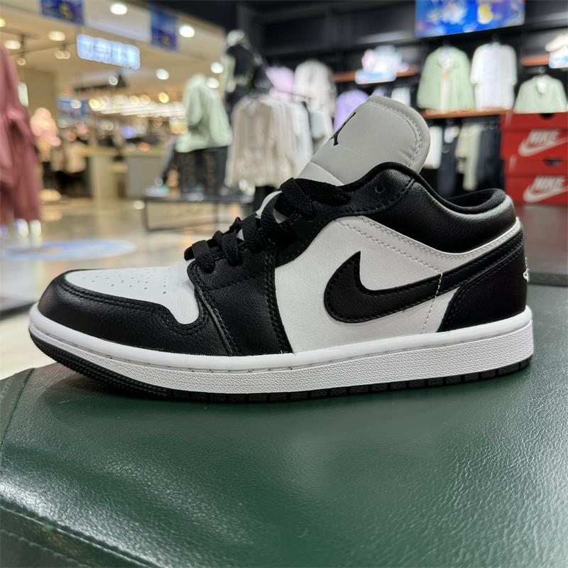 Nike Women's Shoes Air Jordan 1 Aj1 Basketball Shoes Black and White Panda Low-Top Retro Sneakers Dc0774-101