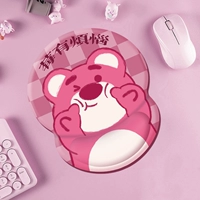 Berry Worry Strawberry Bear [Коврик для мыши на запястье]