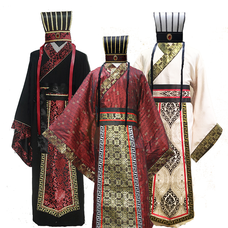 Ancient clothes men's Han clothes Tang installed Qin Chaoqiu Warring of