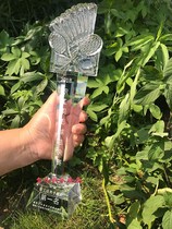 Crystal trophy custom badminton crystal trophy five-pointed star Trophy Company college award supplies